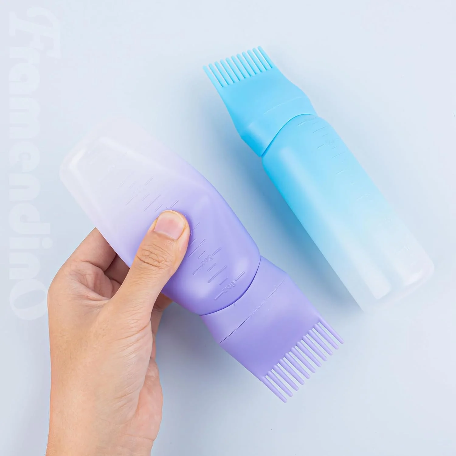 Framendino، بسته 5 عددی بطری اپلیکاتور شانه ریشه 6 اونسی، بطری های اپلیکاتور روغن مو با برس و مقیاس مدرج برای استفاده در منزل و سالن، 5 رنگ Framendino، بسته 5 عددی بطری اپلیکاتور شانه ریشه 6 اونسی، بطری های اپلیکاتور روغن مو با برس و مقیاس مدرج برای استفاده در منزل و سالن، 5 رنگ