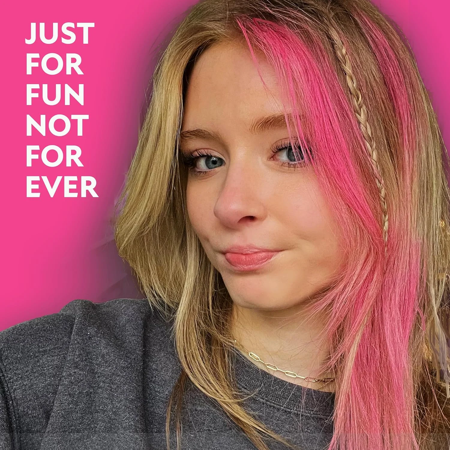 رنگ موی موقت سان این، صورتی - اپلیکاتور برس آسان، با یک شامپو شسته می شود، بدون گلوتن، بدون پارابن، بدون الکل، بدون تست حیوانی رنگ موی موقت سان این، صورتی - اپلیکاتور برس آسان، با یک شامپو شسته می شود، بدون گلوتن، بدون پارابن، بدون الکل، بدون تست حیوانی