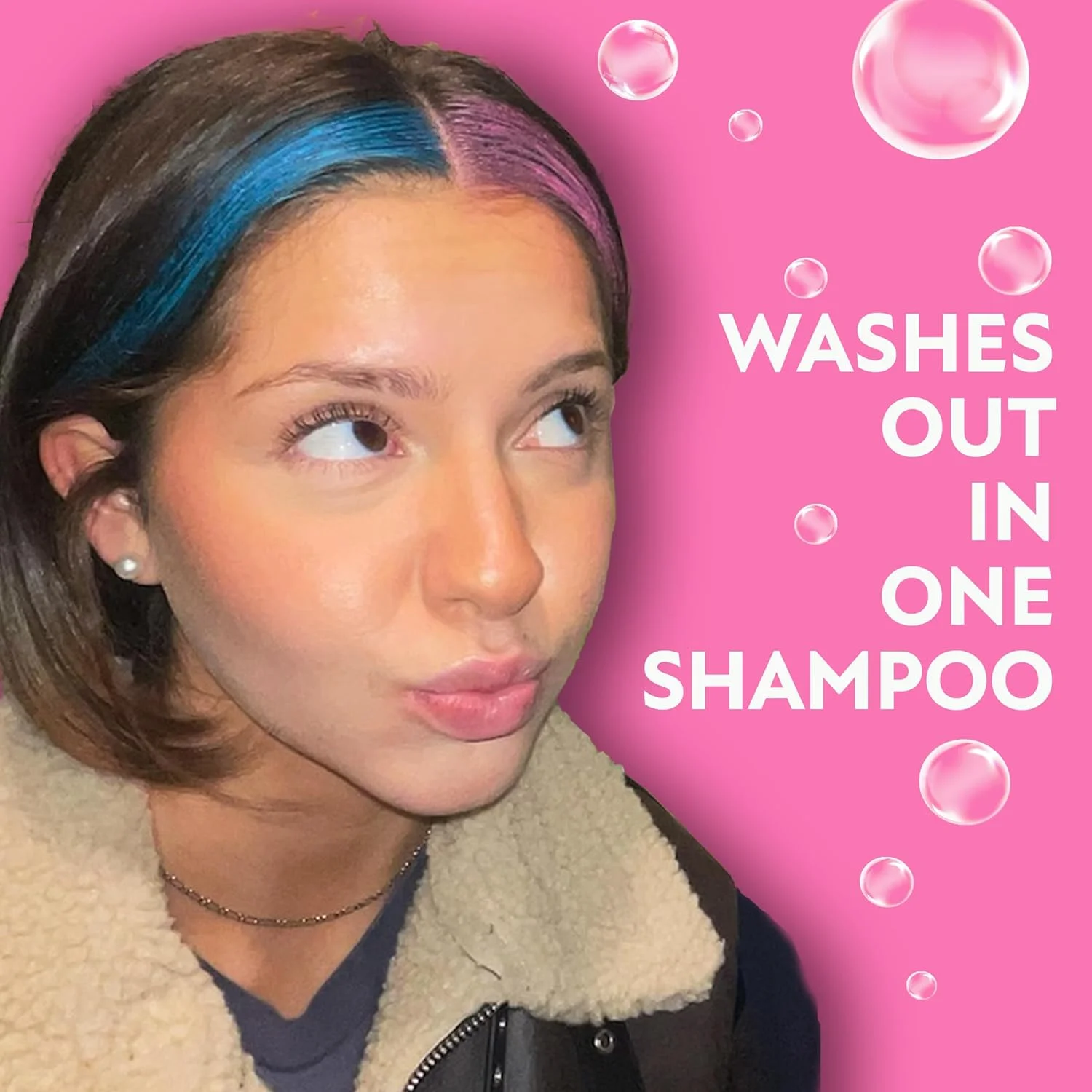 رنگ موی موقت سان این، صورتی - اپلیکاتور برس آسان، با یک شامپو شسته می شود، بدون گلوتن، بدون پارابن، بدون الکل، بدون تست حیوانی رنگ موی موقت سان این، صورتی - اپلیکاتور برس آسان، با یک شامپو شسته می شود، بدون گلوتن، بدون پارابن، بدون الکل، بدون تست حیوانی