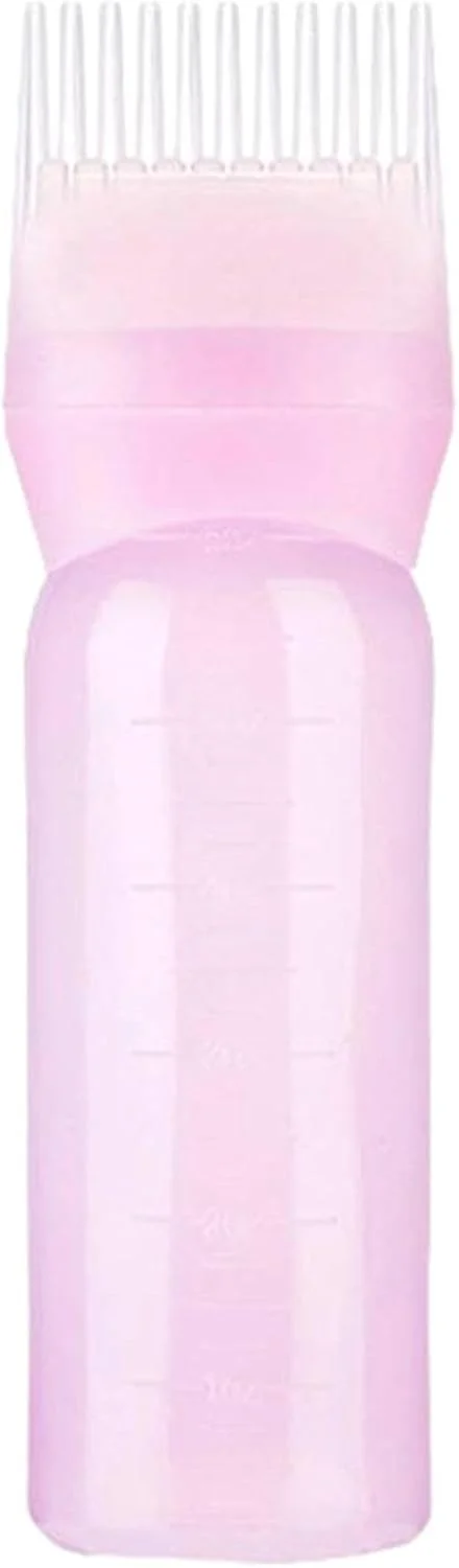 بطری شانه رنگ مو - اپلیکاتور شانه رنگ مو | با مقیاس قابل حمل رنگ آمیزی دقیق برای زنان و مردان