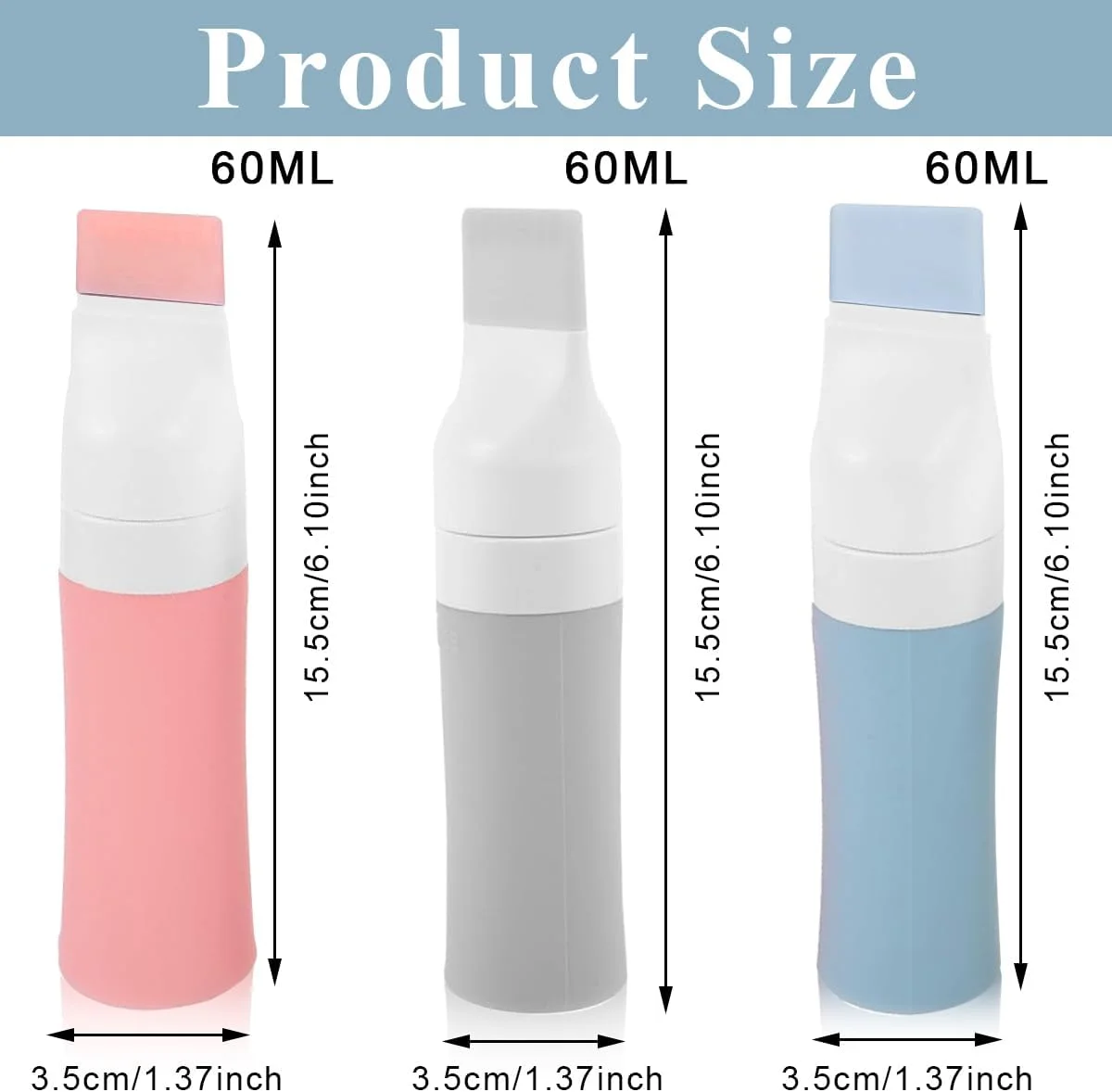 بطری اپلیکاتور شانه ریشه هانیا، 3 عددی، بطری رنگ مو 60 میلی لیتری با مقیاس مدرج، برس اپلیکاتور روغن برای رنگ کردن مو، مناسب برای سالن و استفاده خانگی