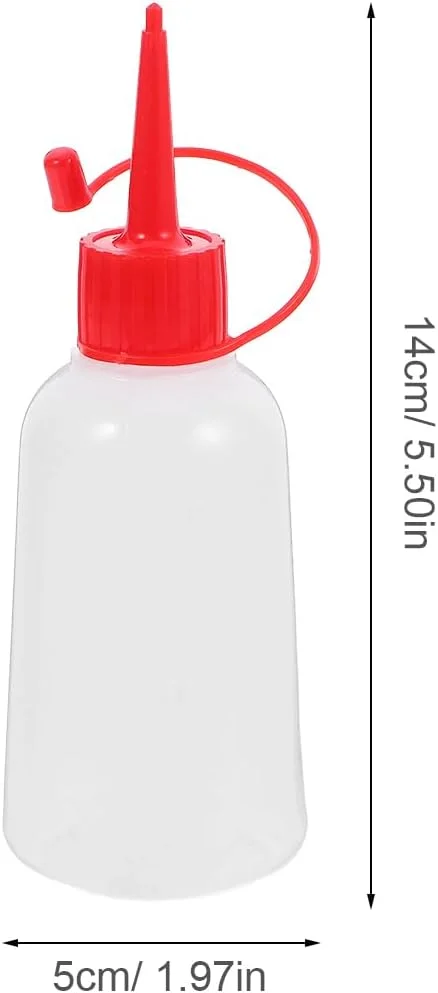 بسته 10 عددی بطری چسب شفاف OSALADI، بطری اپلیکاتور با نوک باریک برای استفاده از چسب، بطری اسپری رنگ، بطری چسب نوک سوزنی LDPE قرمز بسته 10 عددی بطری چسب شفاف OSALADI، بطری اپلیکاتور با نوک باریک برای استفاده از چسب، بطری اسپری رنگ، بطری چسب نوک سوزنی LDPE قرمز