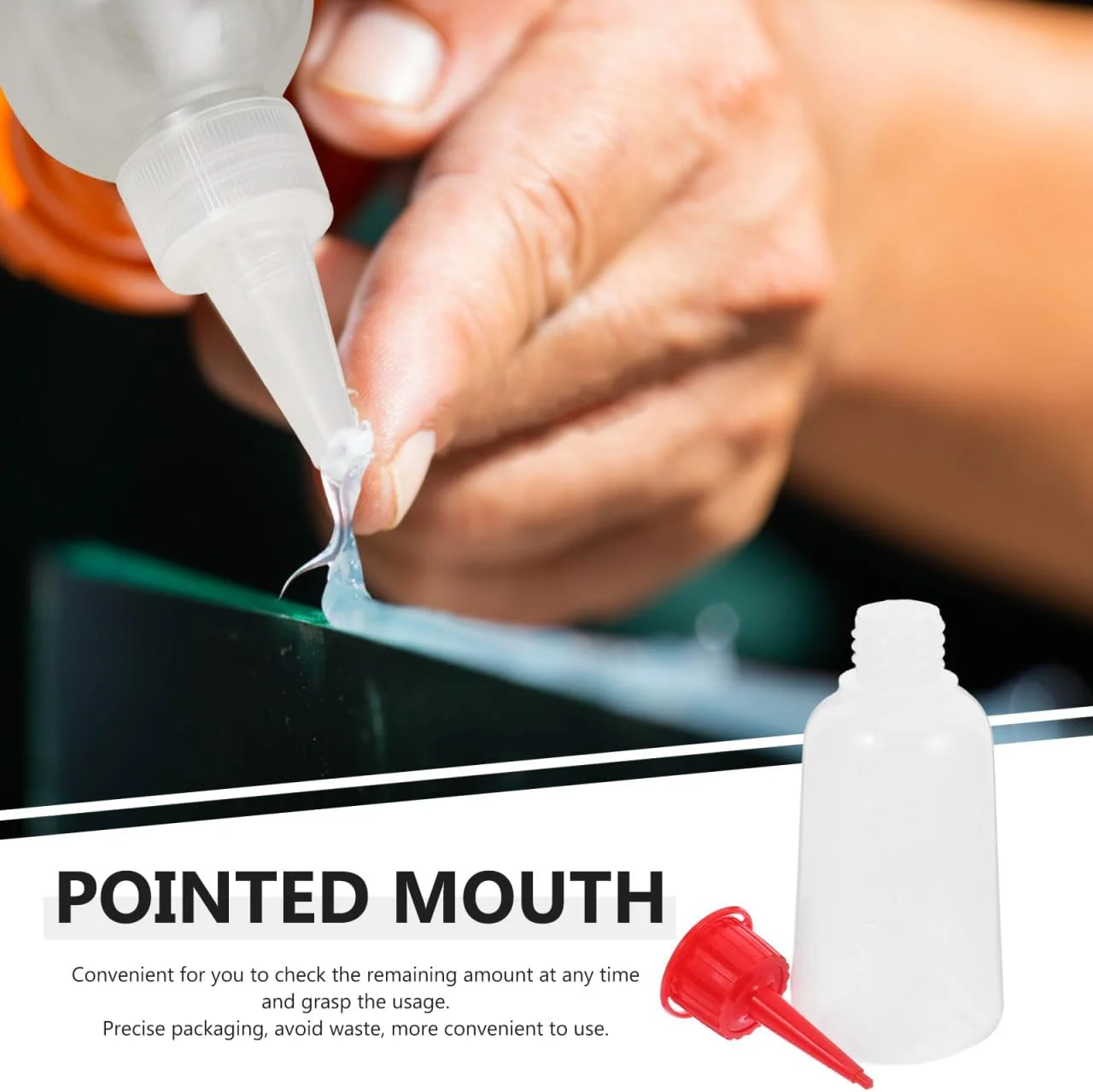 بسته 10 عددی بطری چسب شفاف OSALADI، بطری اپلیکاتور با نوک باریک برای استفاده از چسب، بطری اسپری رنگ، بطری چسب نوک سوزنی LDPE قرمز بسته 10 عددی بطری چسب شفاف OSALADI، بطری اپلیکاتور با نوک باریک برای استفاده از چسب، بطری اسپری رنگ، بطری چسب نوک سوزنی LDPE قرمز