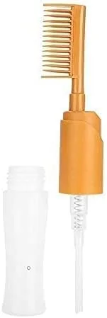 دو عدد بطری اپلیکاتور رنگ مو | بطری پمپ خالی 110 میلی لیتری با شانه اپلیکاتور مو | بطری ابزار رنگ آمیزی مو