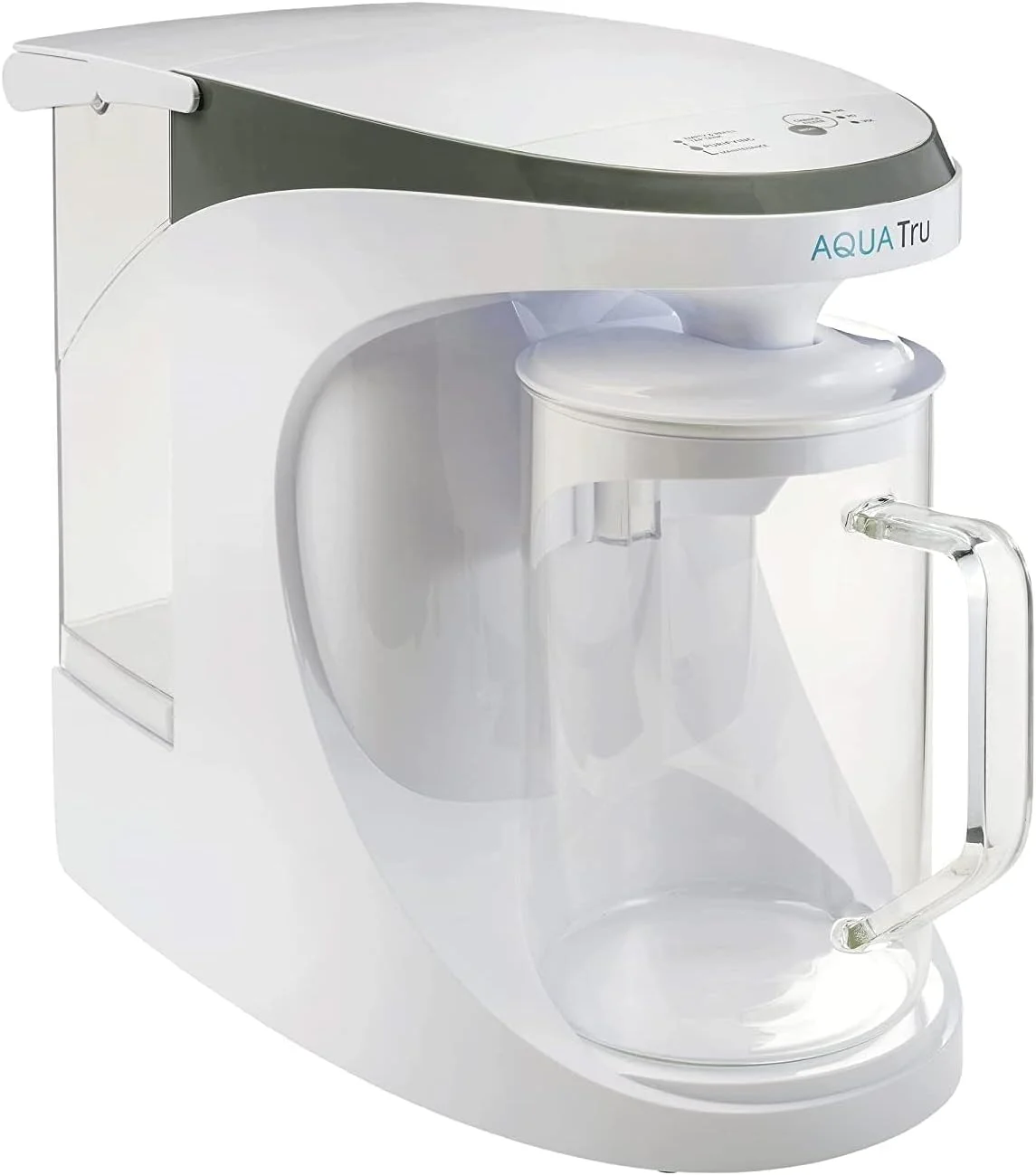 دستگاه تصفیه آب رومیزی AQUA TRU Carafe با فناوری اسمز معکوس 4 مرحله ای (بدون نیاز به لوله کشی یا نصب) | بدون BPA دستگاه تصفیه آب رومیزی AQUA TRU Carafe با فناوری اسمز معکوس 4 مرحله ای (بدون نیاز به لوله کشی یا نصب) | بدون BPA