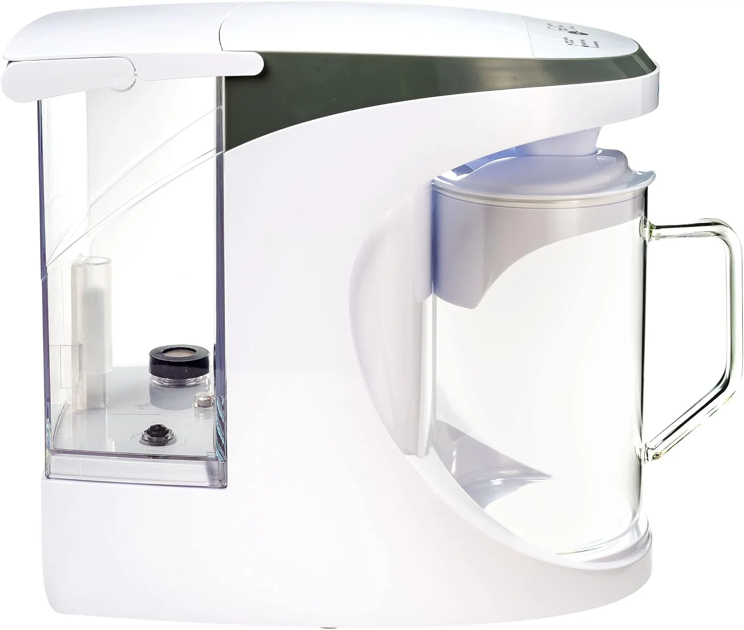 دستگاه تصفیه آب رومیزی AQUA TRU Carafe با فناوری اسمز معکوس 4 مرحله ای (بدون نیاز به لوله کشی یا نصب) | بدون BPA دستگاه تصفیه آب رومیزی AQUA TRU Carafe با فناوری اسمز معکوس 4 مرحله ای (بدون نیاز به لوله کشی یا نصب) | بدون BPA