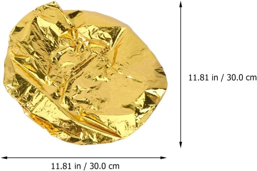 16 عدد کلاه فویلی آلومینیومی مو، کلاه دوش، کلاه های حرارتی قابل استفاده مجدد برای حالت دهی عمیق مو، کلاه رنگ مو برای سالن منزل، مناسب موهای بلند و ضخیم