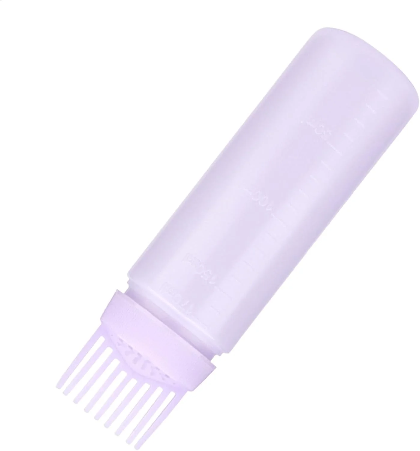 بطری اپلیکاتور رنگ مو، بطری شانه دار خالی برای پوست سر | ابزار زیبایی با طراحی مدرج برای کرم مرطوب کننده، شامپو خشک و نرم کننده مو