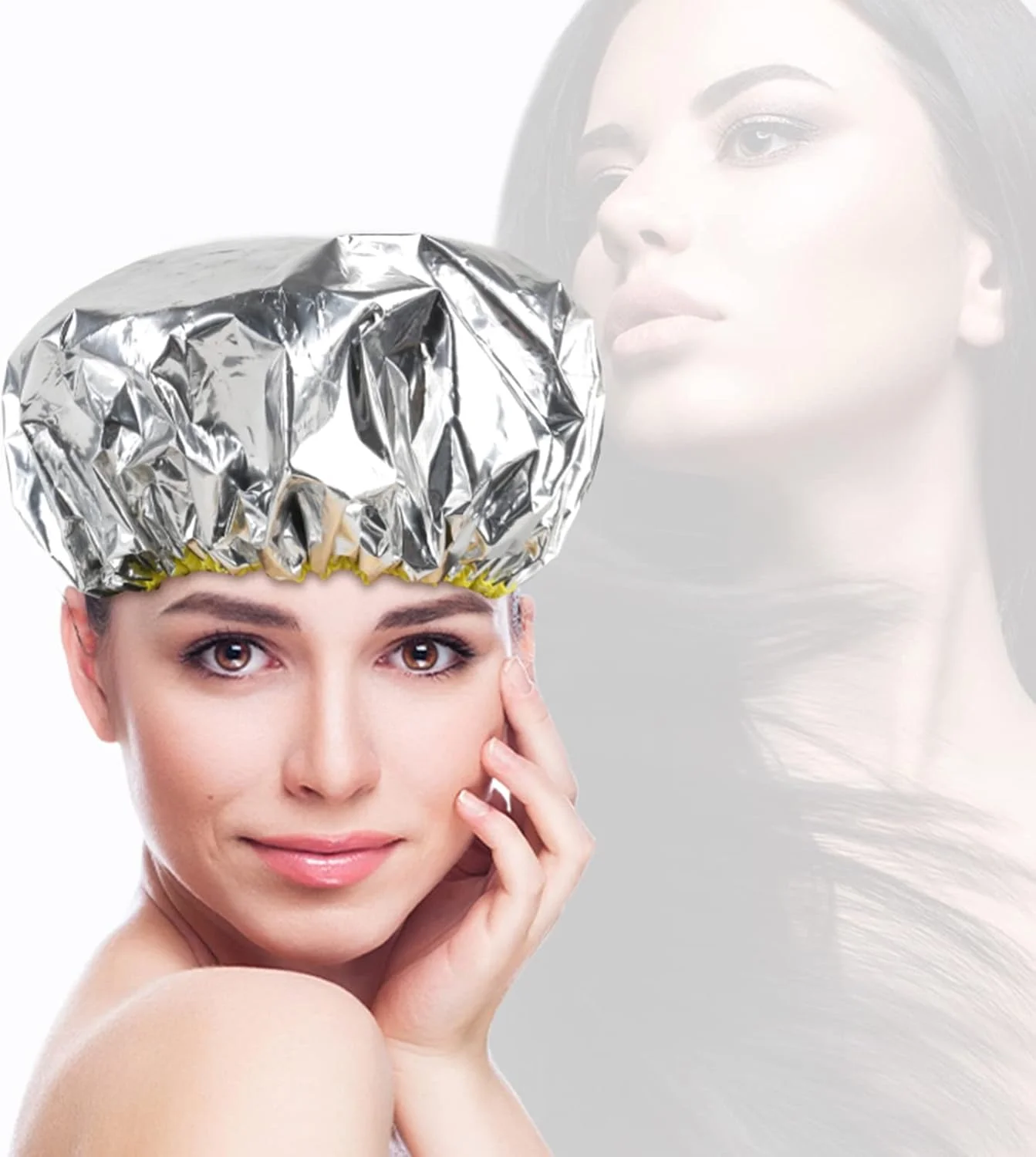 کلاه پردازش موی قابل استفاده مجدد ایرومی، کلاه رنگ مو، کلاه فویل آلومینیومی ترموستاتیک، کلاه فویل قلع برای سالن خانگی کلاه پردازش موی قابل استفاده مجدد ایرومی، کلاه رنگ مو، کلاه فویل آلومینیومی ترموستاتیک، کلاه فویل قلع برای سالن خانگی