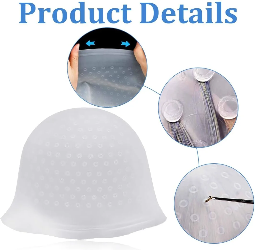 کلاه رنگ مو سیلیکونی MWUMRCM، کلاه مش، کلاه رنگ مو، کلاه رنگ مو، کلاه با قلاب