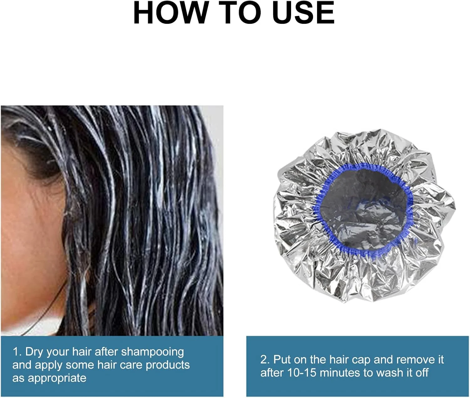 کلاه پردازش موی قابل استفاده مجدد ایرومی، کلاه رنگ مو، کلاه فویل آلومینیومی ترموستاتیک، کلاه فویل قلع برای سالن خانگی کلاه پردازش موی قابل استفاده مجدد ایرومی، کلاه رنگ مو، کلاه فویل آلومینیومی ترموستاتیک، کلاه فویل قلع برای سالن خانگی