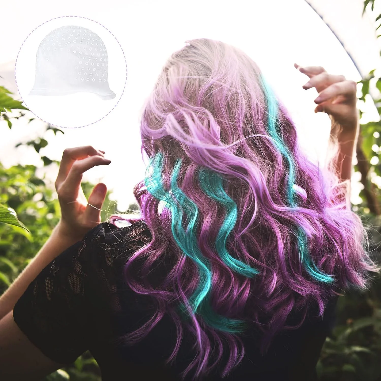 ست کلاه مش هایلایت سیلیکونی 4 تکه، کلاه مش مو با سوزن قلاب پلاستیکی، شانه رنگ مو، برس رنگ مو، کلاه فراستینگ و نوک مو، کلاه فراستینگ مو برای رنگ کردن موی زنان و دختران (4 تکه) ست کلاه مش هایلایت سیلیکونی 4 تکه، کلاه مش مو با سوزن قلاب پلاستیکی، شانه رنگ مو، برس رنگ مو، کلاه فراستینگ و نوک مو، کلاه فراستینگ مو برای رنگ کردن موی زنان و دختران (4 تکه)