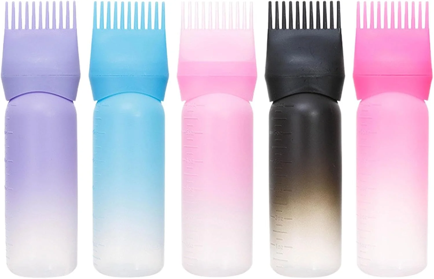 بطری روغن مو 5 عددی، بطری برس رنگ مو، بطری اپلیکاتور شانه ریشه با مقیاس مدرج، بطری روغن سبک وزن برای مو، ابزار اپلیکاتور شانه رنگ مو بطری روغن مو 5 عددی، بطری برس رنگ مو، بطری اپلیکاتور شانه ریشه با مقیاس مدرج، بطری روغن سبک وزن برای مو، ابزار اپلیکاتور شانه رنگ مو