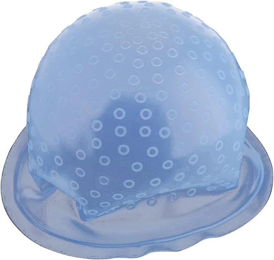 کلاه رنگ موی هایلایت چندبار مصرف سالنی با قلاب فلزی - آبی