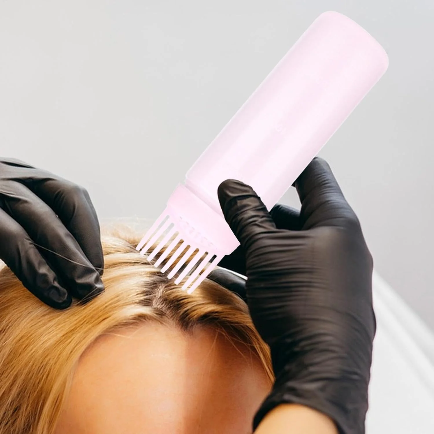 بطری اپلیکاتور شانه ریشه - بطری خالی اپلیکاتور روغن مو، ابزار رنگ آمیزی ایمن و بی خطر برای آرایشگاه، سالن زیبایی، خانه بطری اپلیکاتور شانه ریشه - بطری خالی اپلیکاتور روغن مو، ابزار رنگ آمیزی ایمن و بی خطر برای آرایشگاه، سالن زیبایی، خانه