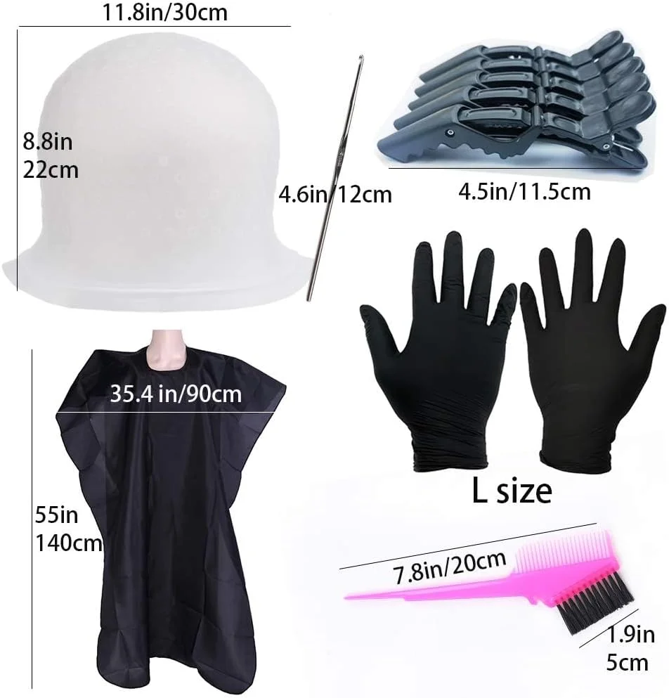 ست کلاه مش سیلیکونی تزویق 2 عددی برای رنگ مو، کلاه های مش حرفه ای قابل استفاده مجدد با قلاب و ابزار رنگ مو سالنی برای زنان و مردان ست کلاه مش سیلیکونی تزویق 2 عددی برای رنگ مو، کلاه های مش حرفه ای قابل استفاده مجدد با قلاب و ابزار رنگ مو سالنی برای زنان و مردان