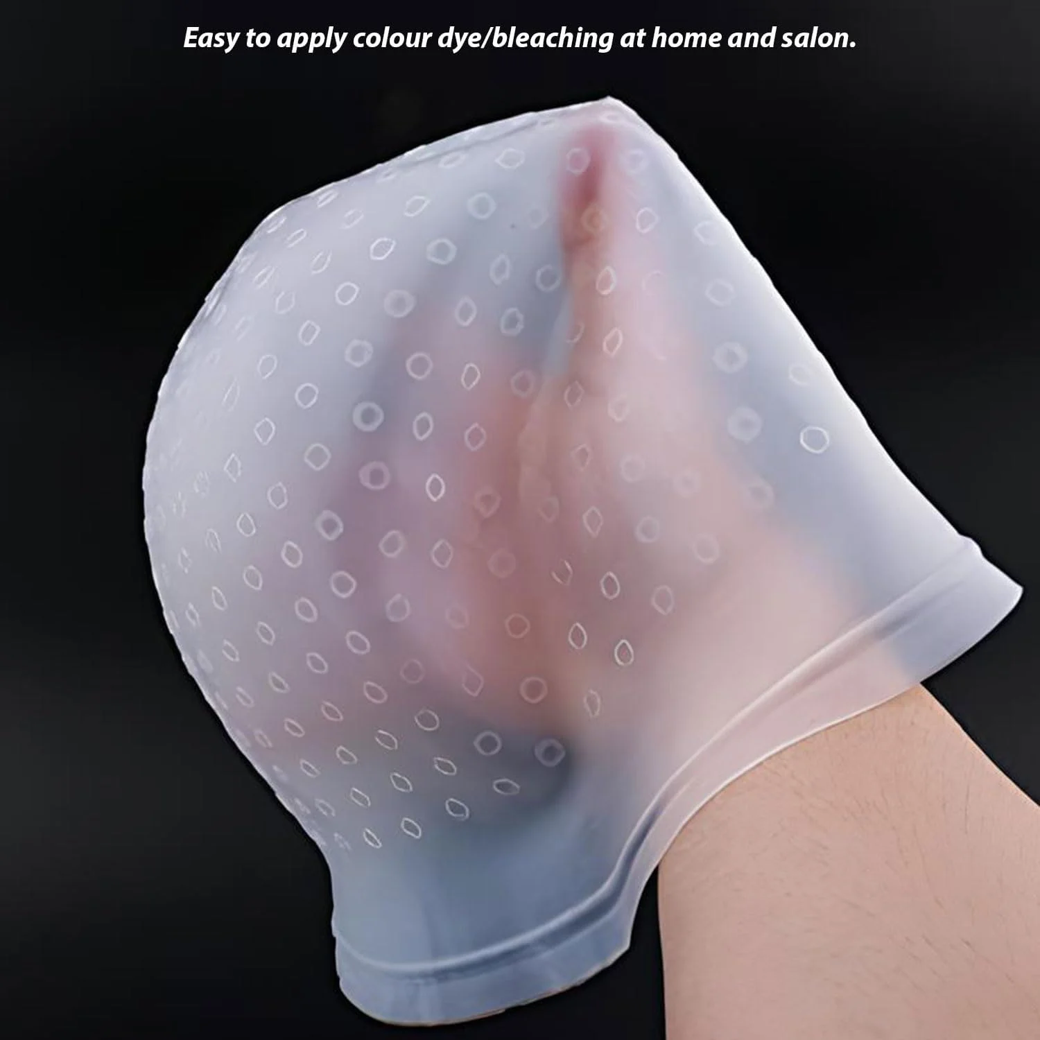 کلاه رنگ مو سیلیکونی S & S PRODUCTS حرفه ای برای هایلایت و رنگ کردن مو به همراه قلاب رنگ مو مناسب برای خانم ها و آقایان