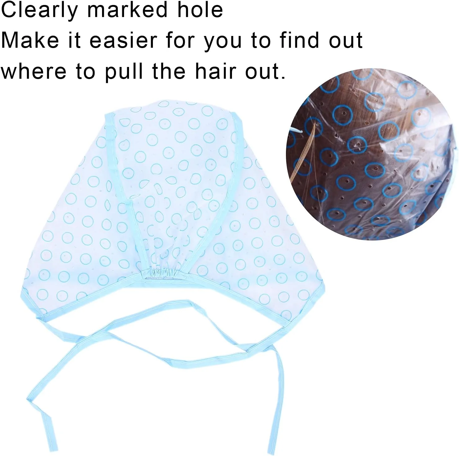 ابزار هایلایت مو Cryfokt، هایلایت موی قابل استفاده مجدد با برس رنگ مو، ابزار رنگ آمیزی مو برای رنگ کردن مو در خانه، کیت رنگ موی قابل شستشو