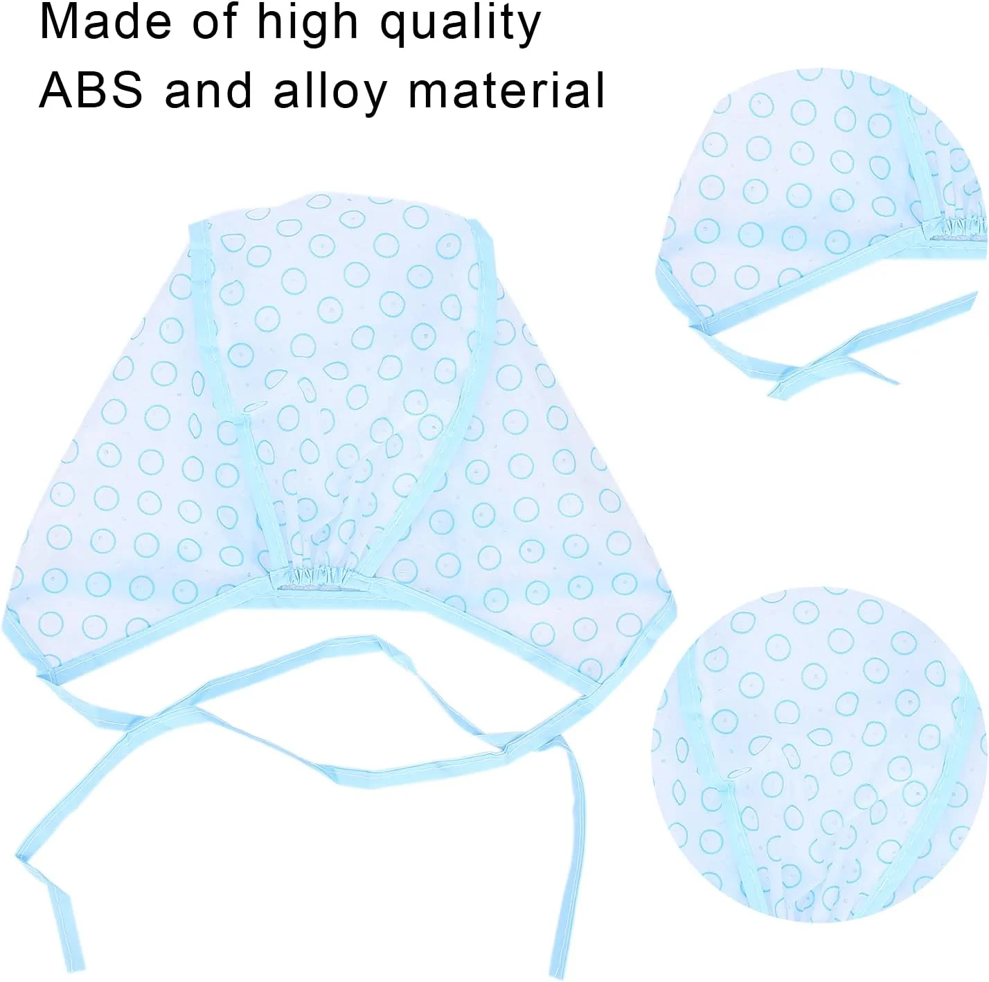 کلاه مش مو Asixxsix، دارای سوراخ های مشخص برای انواع مو، مناسب رنگ کردن مو در سالن های آرایشی، برای افراد مبتدی و حرفه ای