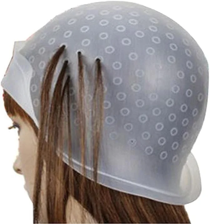 کلاه مش Daylee Nat با قلاب رنگ مو، کلاه رنگساژ، ابزار حرفه ای آرایشگری سیلیکونی