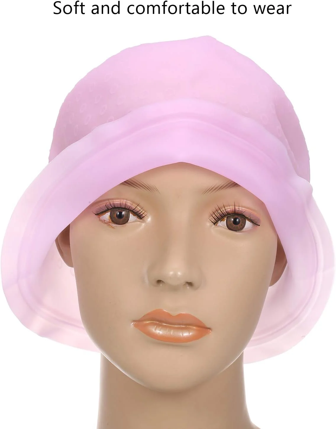 کلاه رنگ موی سیلیکونی چندبار مصرف Anself با قلاب، ابزار آرایشگری