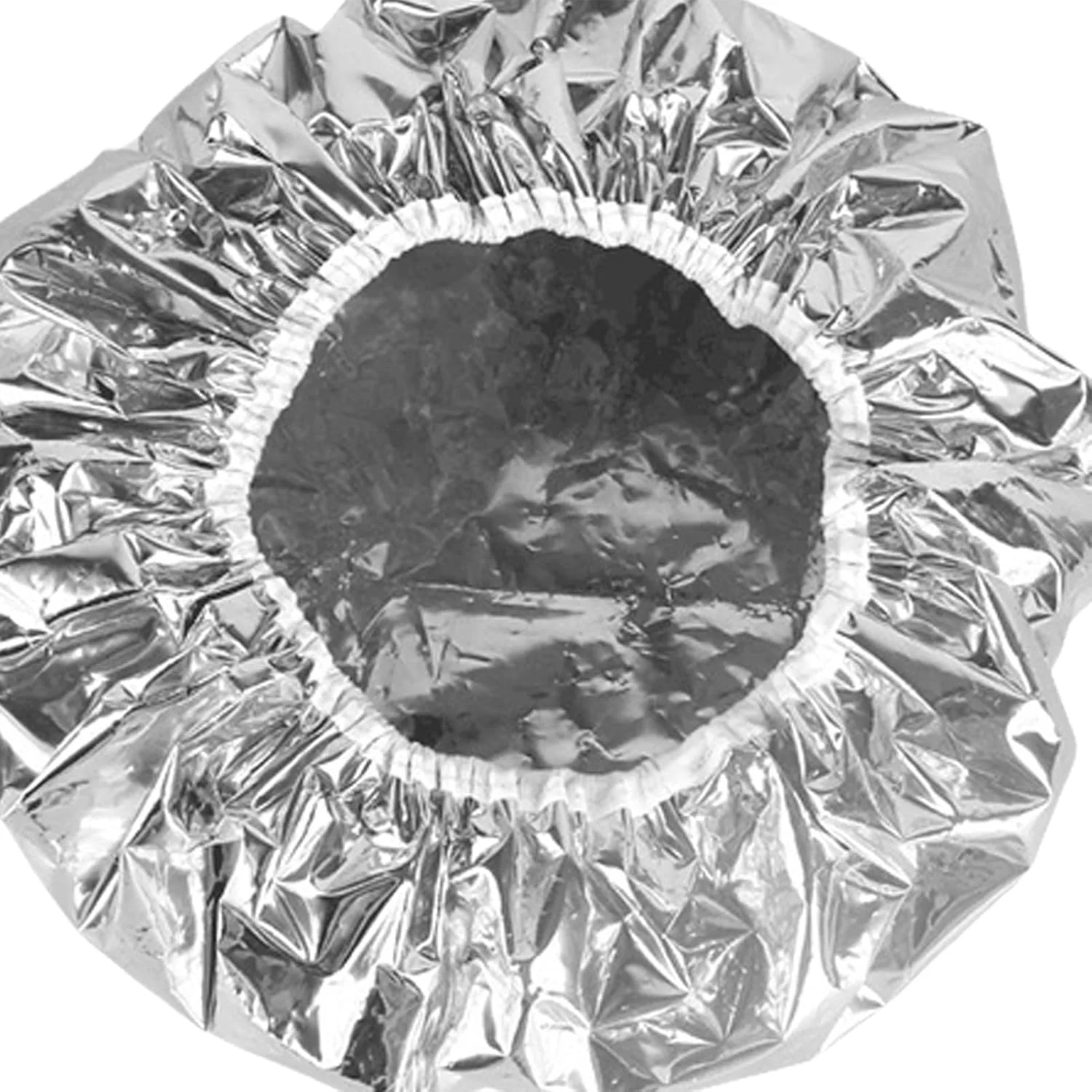 کلاه حرارتی مو فویلی آلومینیومی، 5 عدد کلاه پردازش مو فویلی آلومینیومی قابل استفاده مجدد، کلاه رنگ مو، کلاه دوش برای استفاده در سالن منزل (30 سانتی متر)، نقره ای