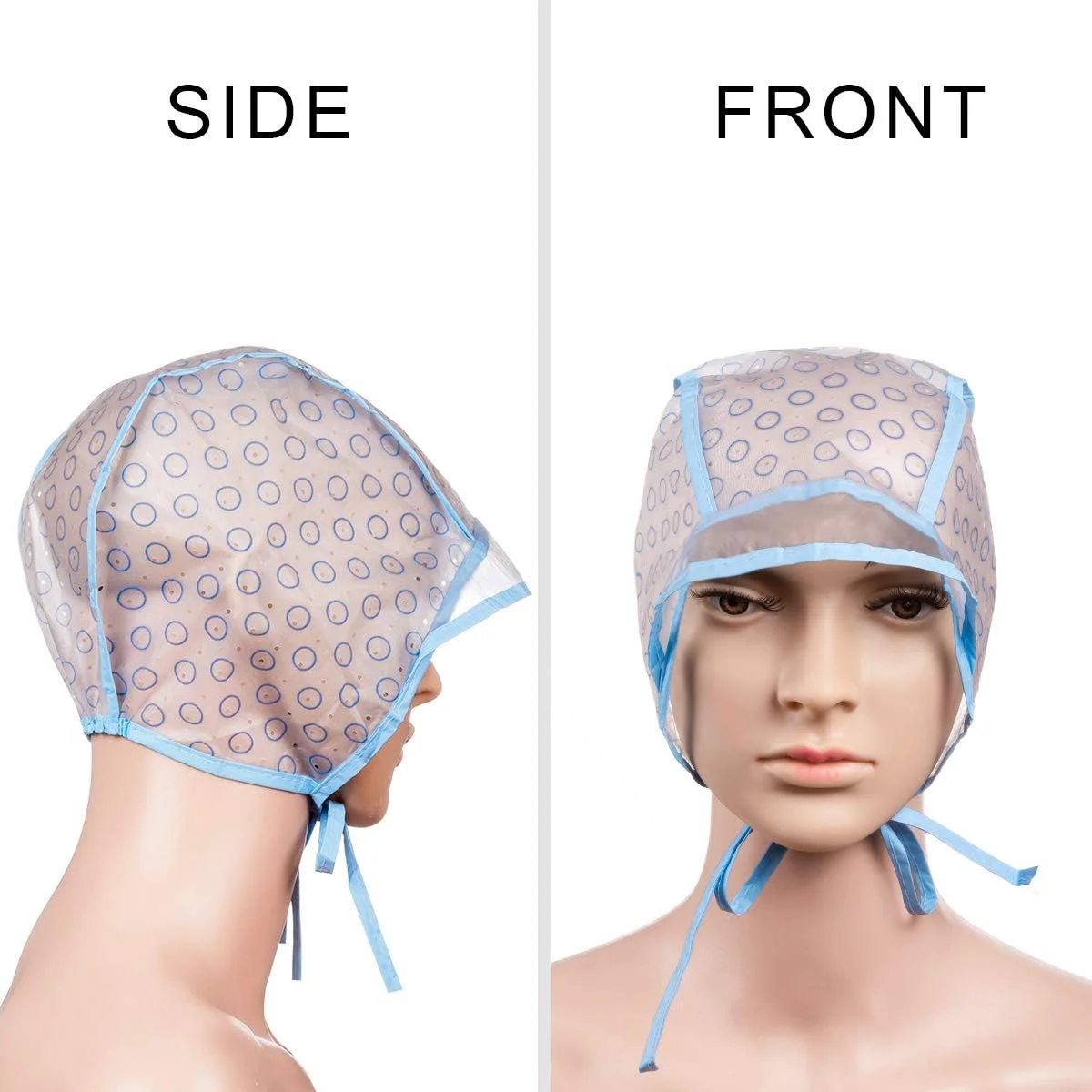 کلاه رنگ مو و هایلایت، 2 عدد کلاه یکبار مصرف رنگ مو با 2 عدد قلاب و برس رنگ مو برای رنگ کردن مو در خانه و سالن کلاه رنگ مو و هایلایت، 2 عدد کلاه یکبار مصرف رنگ مو با 2 عدد قلاب و برس رنگ مو برای رنگ کردن مو در خانه و سالن