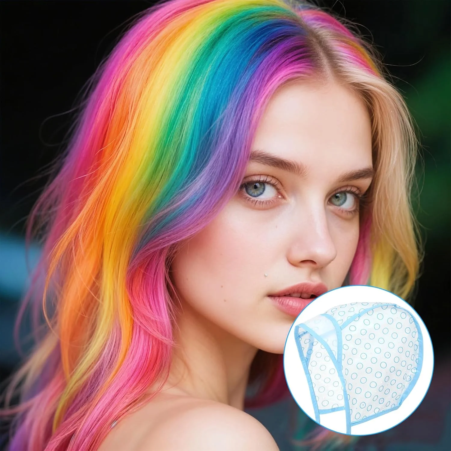 ۳ عدد کلاه مش مو، کلاه یکبار مصرف برای مش کردن مو، همراه با ۳ عدد قلاب پلاستیکی برای رنگ کردن، دکلره، استفاده در سالن و آرایشگری شخصی (آبی) ۳ عدد کلاه مش مو، کلاه یکبار مصرف برای مش کردن مو، همراه با ۳ عدد قلاب پلاستیکی برای رنگ کردن، دکلره، استفاده در سالن و آرایشگری شخصی (آبی)