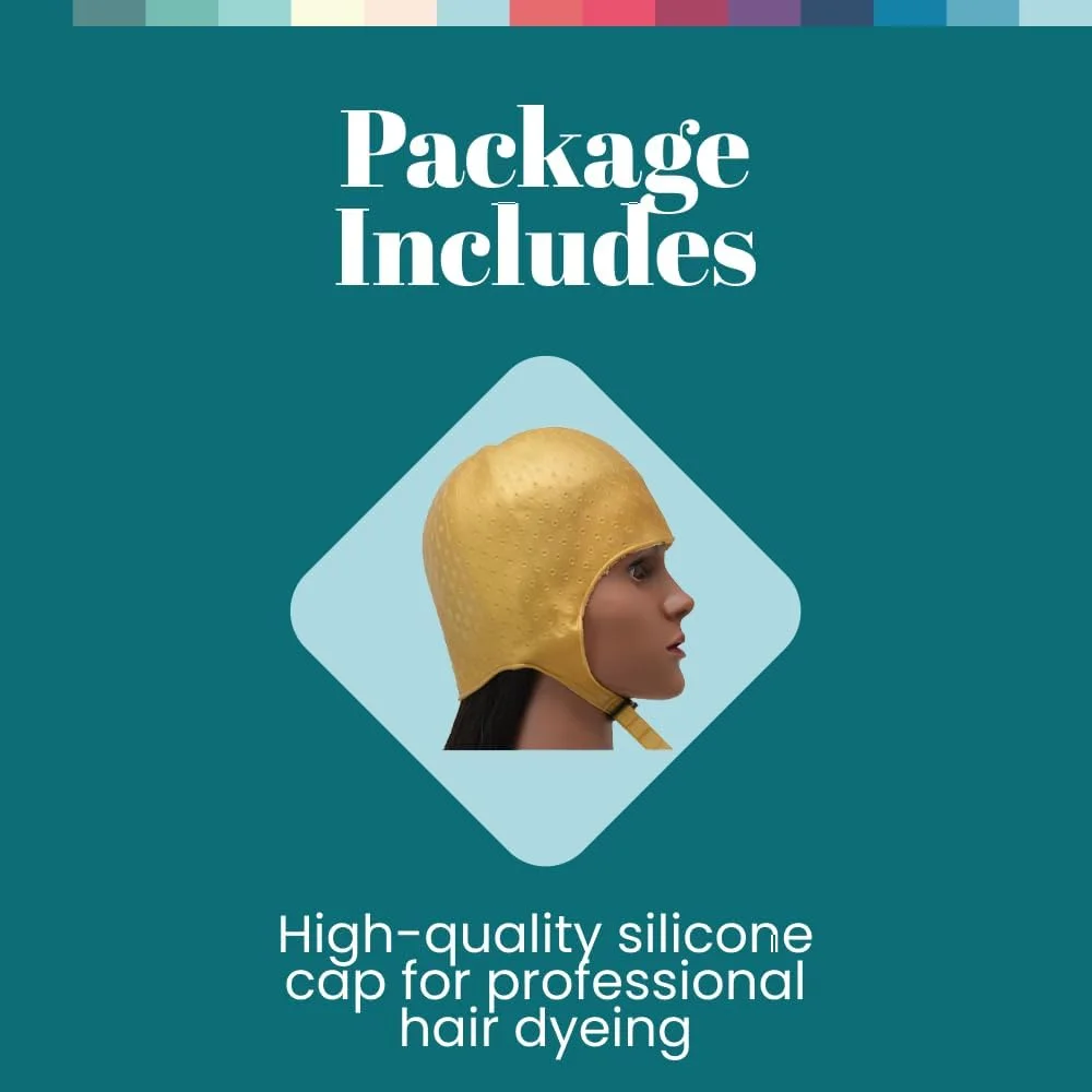 کلاه مش سیلیکونی موی سر Dompel رنگ طلایی | مدل آتناس | کلاه مش مو | هایلایت مو با کیفیت سالن | مناسب برای انواع مو | مدل 401-SA کلاه مش سیلیکونی موی سر Dompel رنگ طلایی | مدل آتناس | کلاه مش مو | هایلایت مو با کیفیت سالن | مناسب برای انواع مو | مدل 401-SA