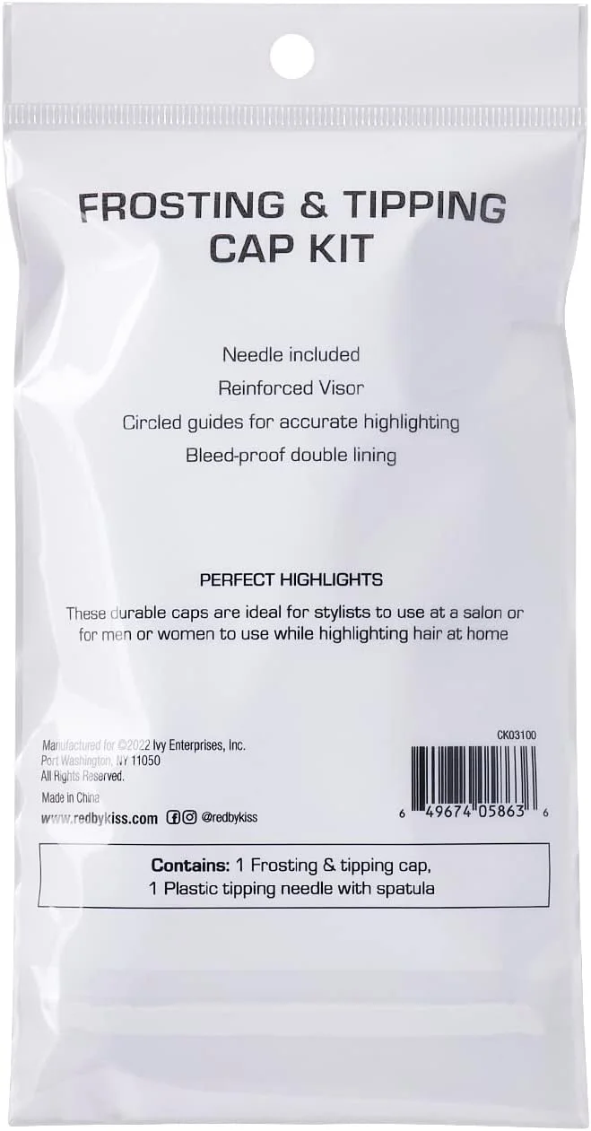 کیت رنگ مو و هایلایت رد بای کیس، شامل کلاه مش و سوزن (کیت 2 تکه) کیت رنگ مو و هایلایت رد بای کیس، شامل کلاه مش و سوزن (کیت 2 تکه)
