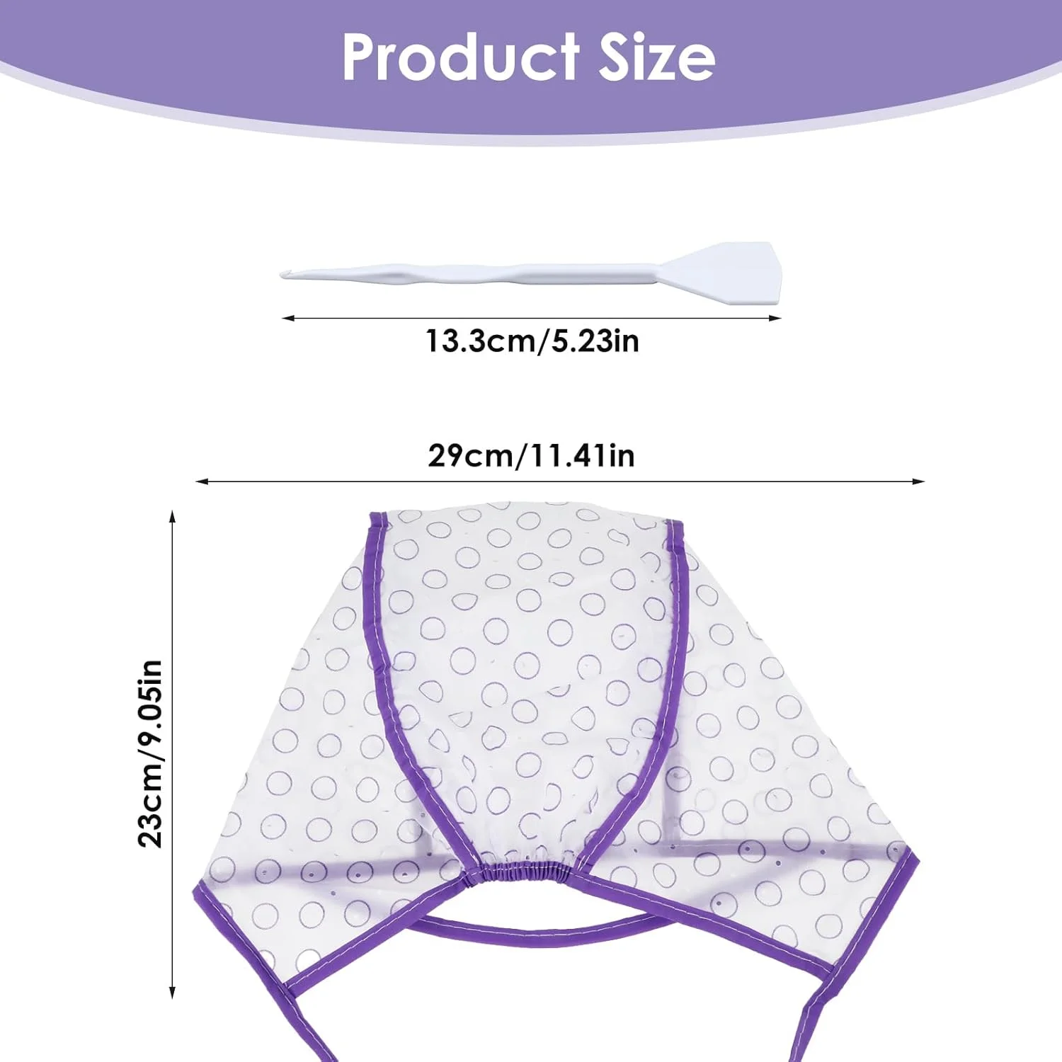 دسته 6 عددی کلاه رنگ مو، کلاه مش، کلاه نوک تیز هنری با قلاب بافتنی پلاستیکی برای رنگ کردن مو در خانه و آرایشگاه دسته 6 عددی کلاه رنگ مو، کلاه مش، کلاه نوک تیز هنری با قلاب بافتنی پلاستیکی برای رنگ کردن مو در خانه و آرایشگاه