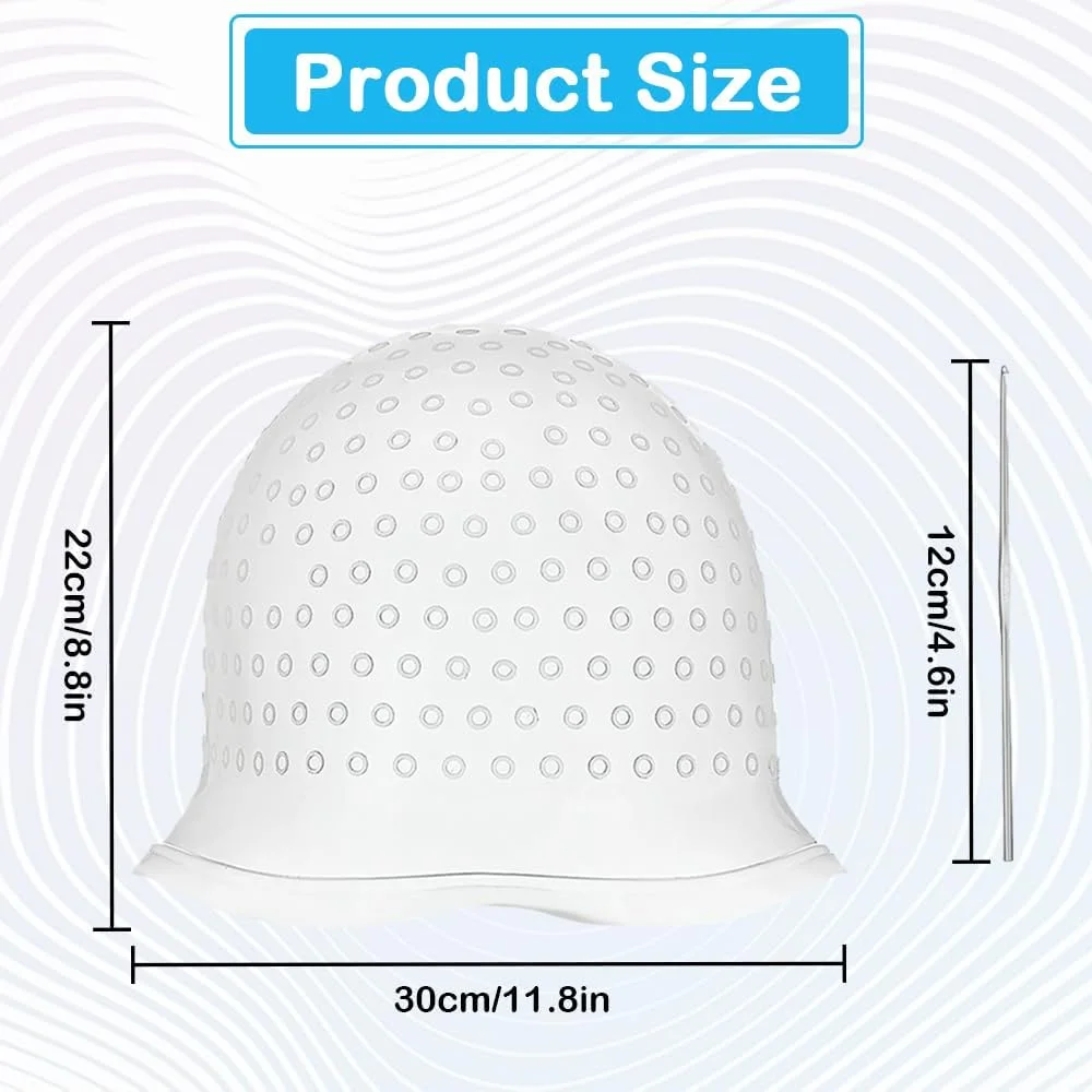 کلاه مش مو با قلاب، کلاه مش سیلیکونی سوراخ دار با سوزن، کیت کلاه و قلاب مش، ابزار حرفه ای آرایشگری سیلیکونی سالن کلاه مش مو با قلاب، کلاه مش سیلیکونی سوراخ دار با سوزن، کیت کلاه و قلاب مش، ابزار حرفه ای آرایشگری سیلیکونی سالن