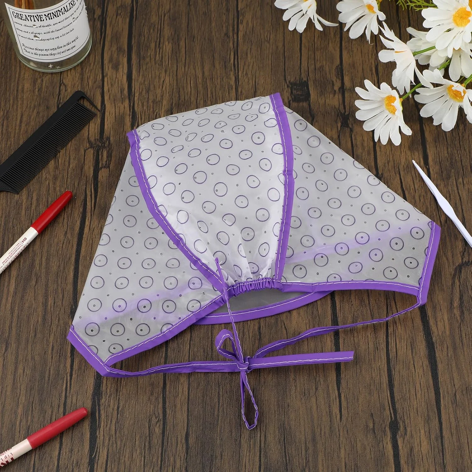 دسته 6 عددی کلاه رنگ مو، کلاه مش، کلاه نوک تیز هنری با قلاب بافتنی پلاستیکی برای رنگ کردن مو در خانه و آرایشگاه دسته 6 عددی کلاه رنگ مو، کلاه مش، کلاه نوک تیز هنری با قلاب بافتنی پلاستیکی برای رنگ کردن مو در خانه و آرایشگاه