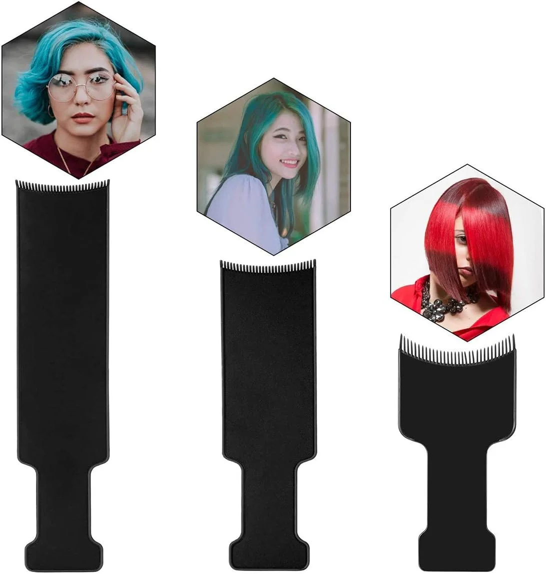 مجموعه ۴ تخته هایلایت و برس SYOSI، ۳ پد رنگ مو و ۱ برس رنگ مو برای رنگ کردن مو و استفاده در سالن مجموعه ۴ تخته هایلایت و برس SYOSI، ۳ پد رنگ مو و ۱ برس رنگ مو برای رنگ کردن مو و استفاده در سالن