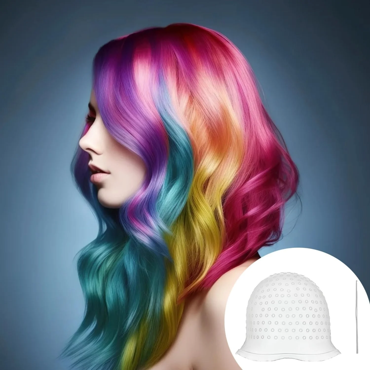 کلاه مش مو، کیت مش مو، کلاه مش، کلاه مش مو سیلیکونی، کلاه های مش مو قابل استفاده مجدد با قلاب ابزار رنگ آمیزی مو برای زنان و مردان کلاه مش مو، کیت مش مو، کلاه مش، کلاه مش مو سیلیکونی، کلاه های مش مو قابل استفاده مجدد با قلاب ابزار رنگ آمیزی مو برای زنان و مردان