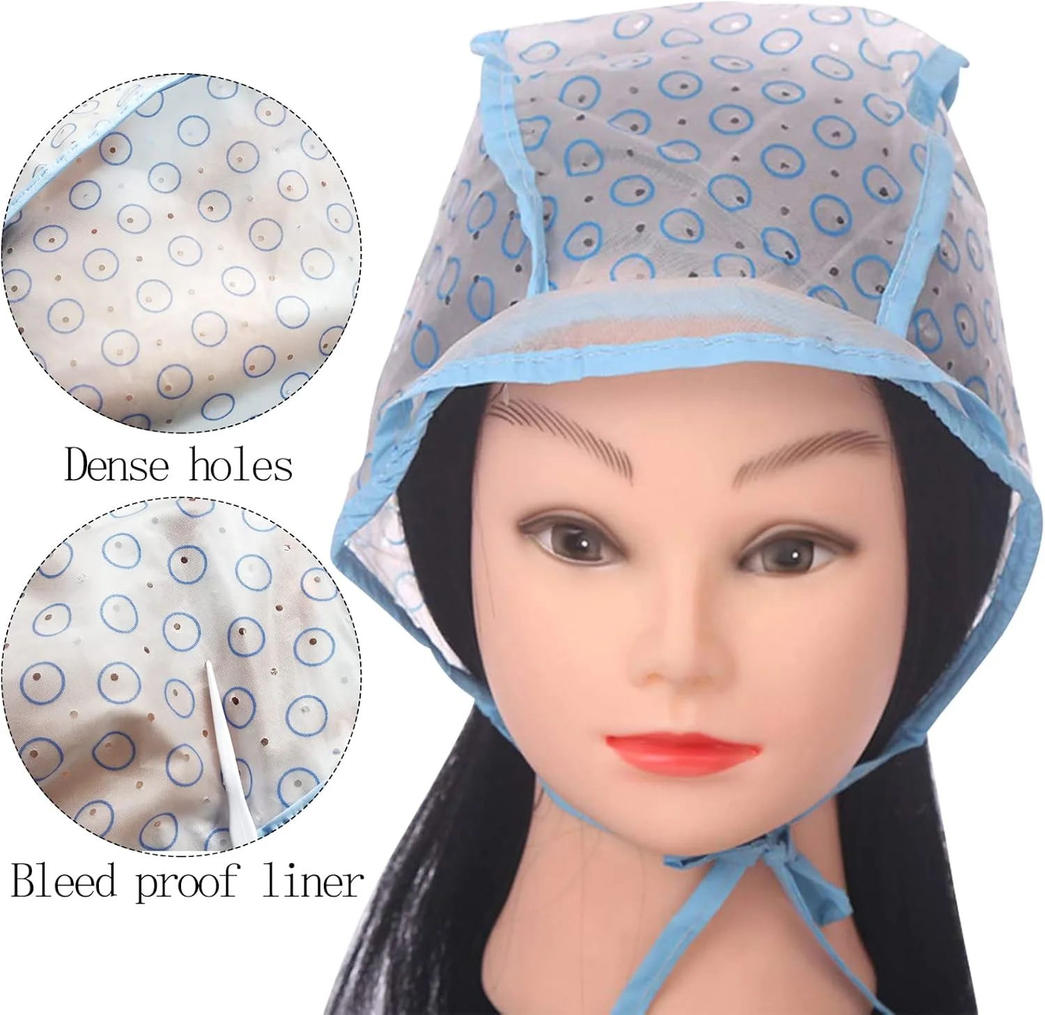 مجموعه 6 عددی کلاه مش مو BLMHTWO، کلاه رنگ مو PE کلاه نوک تیز یکبار مصرف کلاه فراستینگ هنر مو با قلاب بافندگی پلاستیکی مجموعه کلاه رنگ مو برای رنگ کردن مو DIY مجموعه 6 عددی کلاه مش مو BLMHTWO، کلاه رنگ مو PE کلاه نوک تیز یکبار مصرف کلاه فراستینگ هنر مو با قلاب بافندگی پلاستیکی مجموعه کلاه رنگ مو برای رنگ کردن مو DIY