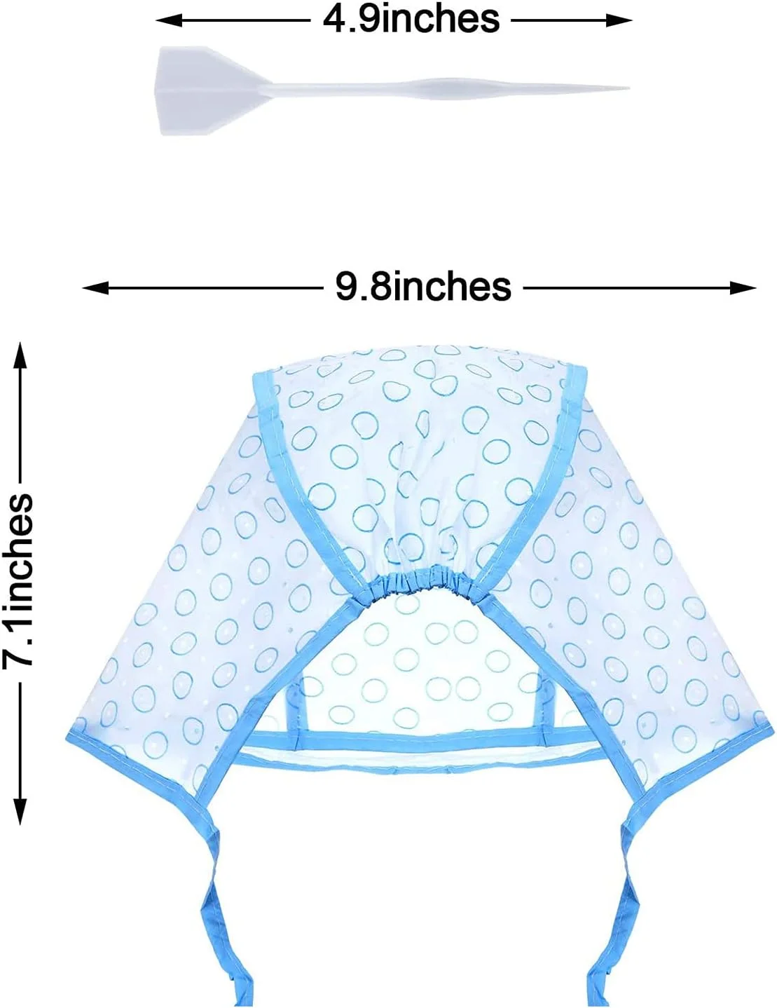 Hsthe Sea 10 عدد کلاه مش مو کلاه رنگ مو سالنی کلاه رنگ هایلایت با قلاب پلاستیکی برای رنگ کردن مو در سالن و خانه (آبی) Hsthe Sea 10 عدد کلاه مش مو کلاه رنگ مو سالنی کلاه رنگ هایلایت با قلاب پلاستیکی برای رنگ کردن مو در سالن و خانه (آبی)
