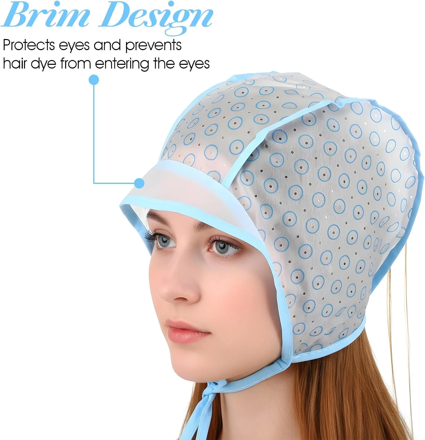 کلاه مش مو آبی به همراه قلاب پلاستیکی برای رنگ کردن مو در خانه و سالن کلاه مش مو آبی به همراه قلاب پلاستیکی برای رنگ کردن مو در خانه و سالن