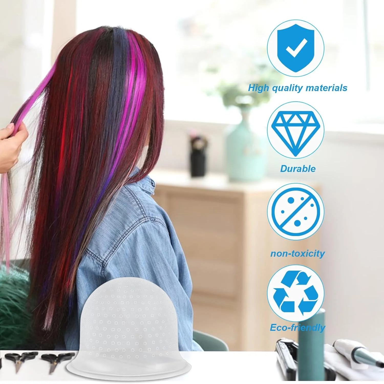 کلاه و قلاب مش مو، کلاه مش سیلیکونی، ابزار مش مو، کلاه رنگ مو، کلاه مش، کلاه های مش چند بار مصرف، ابزار رنگ و مش مو کلاه و قلاب مش مو، کلاه مش سیلیکونی، ابزار مش مو، کلاه رنگ مو، کلاه مش، کلاه های مش چند بار مصرف، ابزار رنگ و مش مو