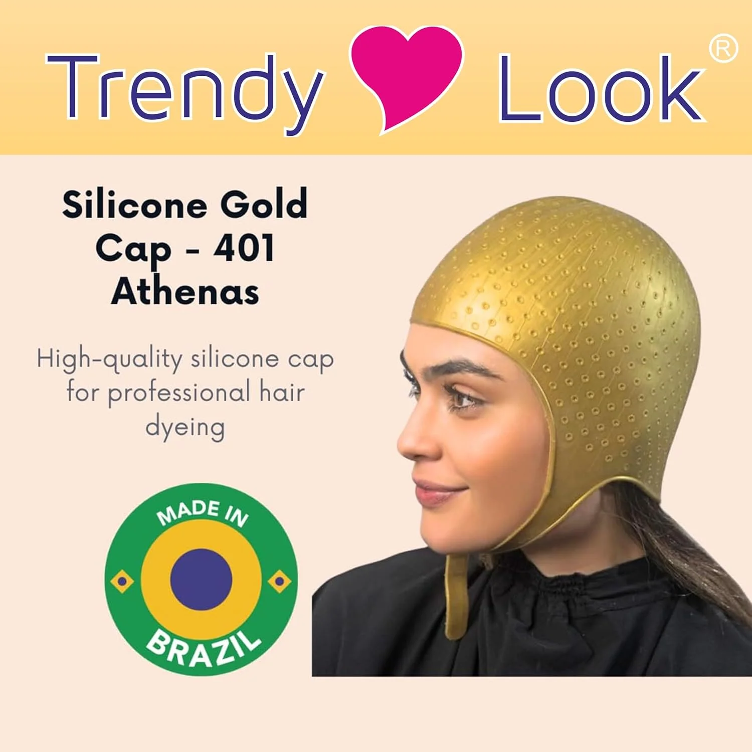 کلاه مش مو سیلیکونی طلایی رنگ | مدل آتناس | کلاه مش مو | هایلایت مو با کیفیت سالنی | مناسب برای انواع مو کلاه مش مو سیلیکونی طلایی رنگ | مدل آتناس | کلاه مش مو | هایلایت مو با کیفیت سالنی | مناسب برای انواع مو