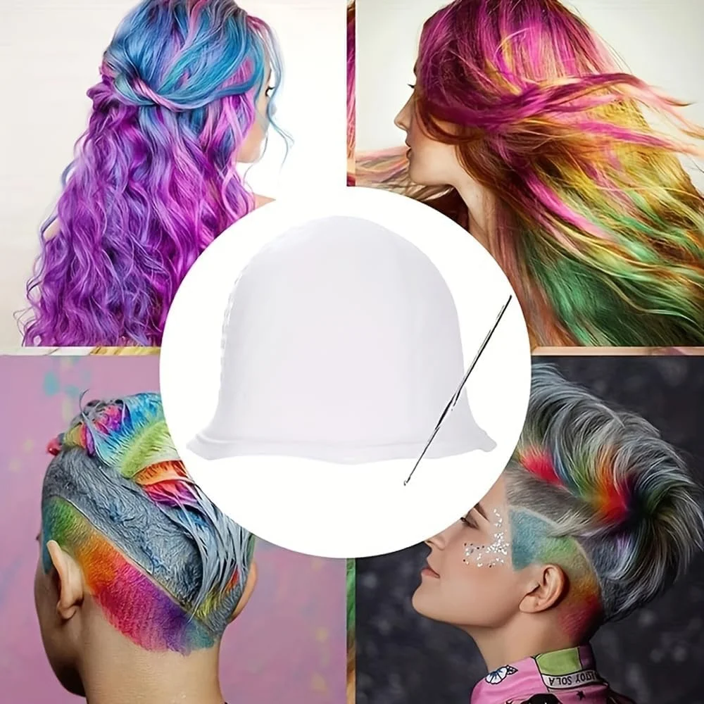 یک عدد کلاه مش و هایلایت حرفه ای قابل استفاده مجدد، ابزار رنگ آمیزی موی سالنی، سفید، آبی، صورتی (آبی) یک عدد کلاه مش و هایلایت حرفه ای قابل استفاده مجدد، ابزار رنگ آمیزی موی سالنی، سفید، آبی، صورتی (آبی)