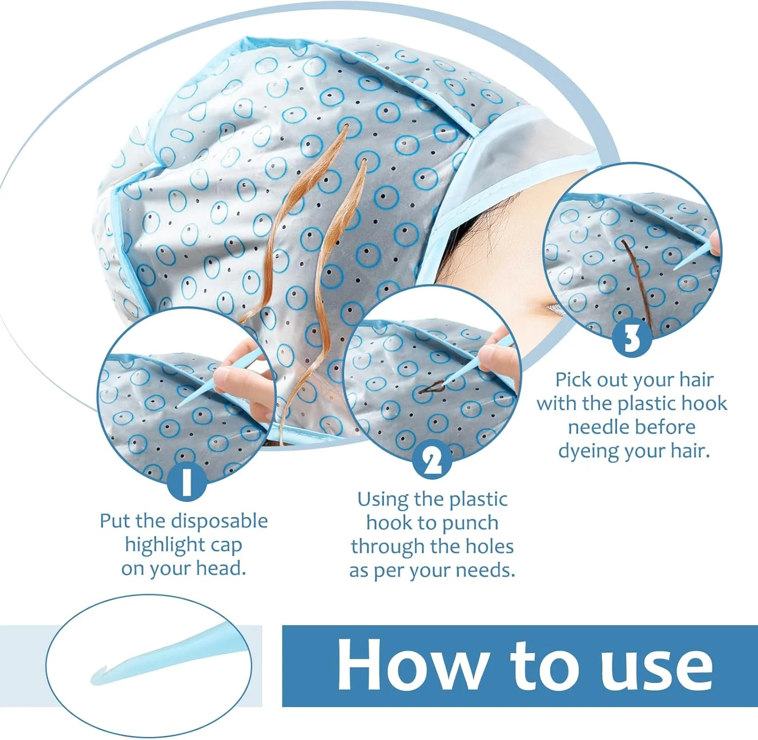 کلاه مش مو 35 عددی با قلاب، کلاه مش برای مو، کیت کلاه مش با قلاب ابزار رنگ آمیزی مو برای زنان و مردان کلاه مش مو 35 عددی با قلاب، کلاه مش برای مو، کیت کلاه مش با قلاب ابزار رنگ آمیزی مو برای زنان و مردان