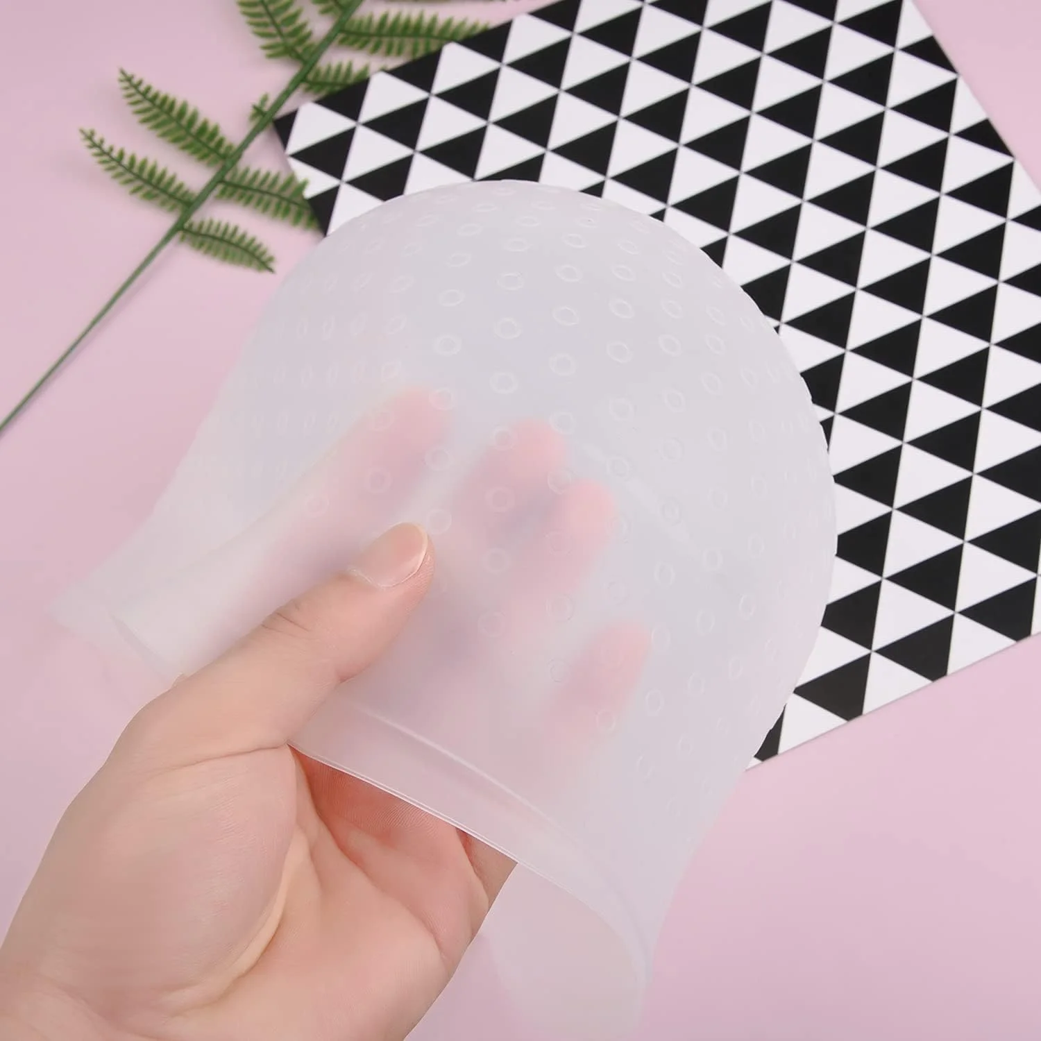 کلاه مش سیلیکونی NAUZE، یک عدد، کلاه رنگساژ و هایلایت حرفه ای، قابل استفاده مجدد برای رنگ کردن مو، آرایشگری (صورتی) کلاه مش سیلیکونی NAUZE، یک عدد، کلاه رنگساژ و هایلایت حرفه ای، قابل استفاده مجدد برای رنگ کردن مو، آرایشگری (صورتی)