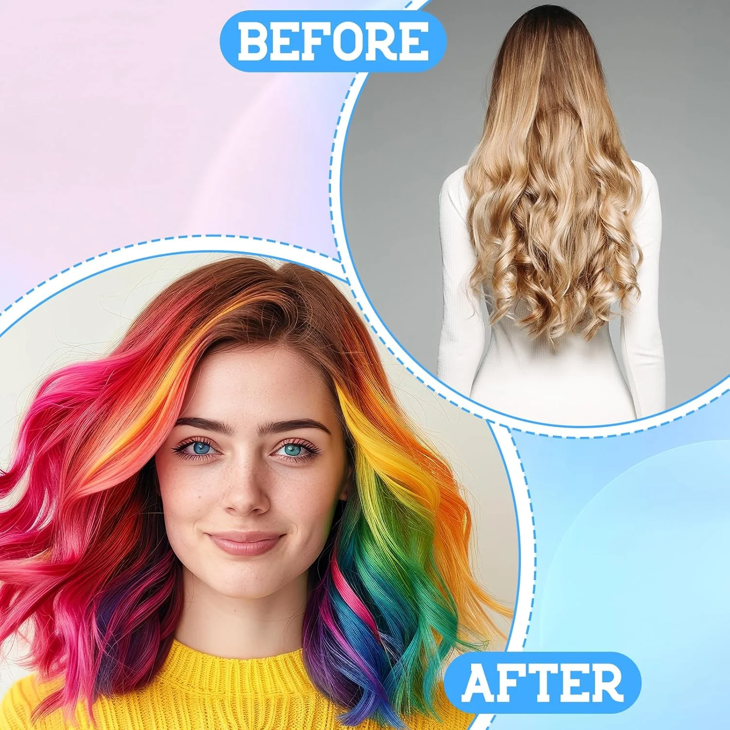 ست ۳ عددی کلاه مش مو LIQWEI، کیت رنگ مو با قلاب بافتنی برای رنگ کردن مو در خانه و سالن ست ۳ عددی کلاه مش مو LIQWEI، کیت رنگ مو با قلاب بافتنی برای رنگ کردن مو در خانه و سالن