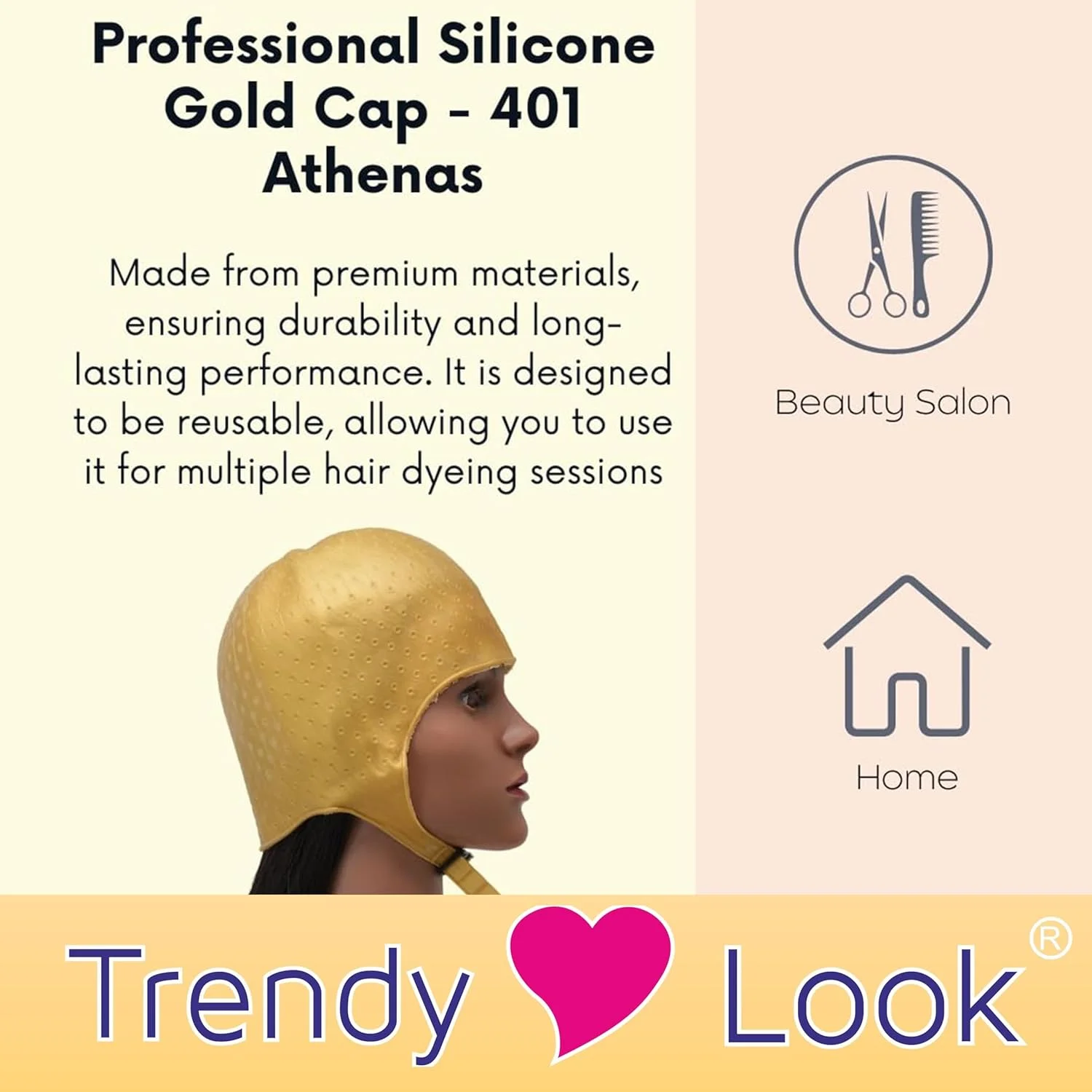 کلاه مش مو سیلیکونی طلایی رنگ | مدل آتناس | کلاه مش مو | هایلایت مو با کیفیت سالنی | مناسب برای انواع مو کلاه مش مو سیلیکونی طلایی رنگ | مدل آتناس | کلاه مش مو | هایلایت مو با کیفیت سالنی | مناسب برای انواع مو
