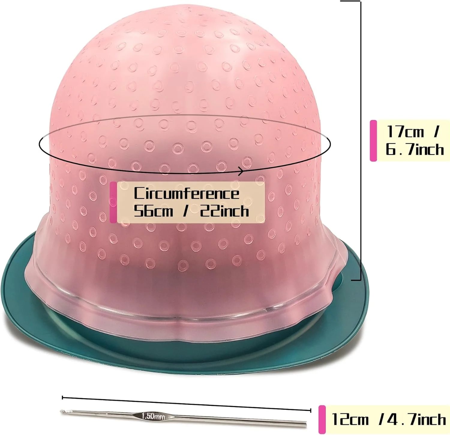 ست ۹ تکه کلاه مش، کلاه مش سیلیکونی رنگ مو با سوراخ، کلاه مش قابل استفاده مجدد با قلاب برای سالن خانگی، مجموعه ابزار رنگ آمیزی موی حرفه ای برای زنان و مردان