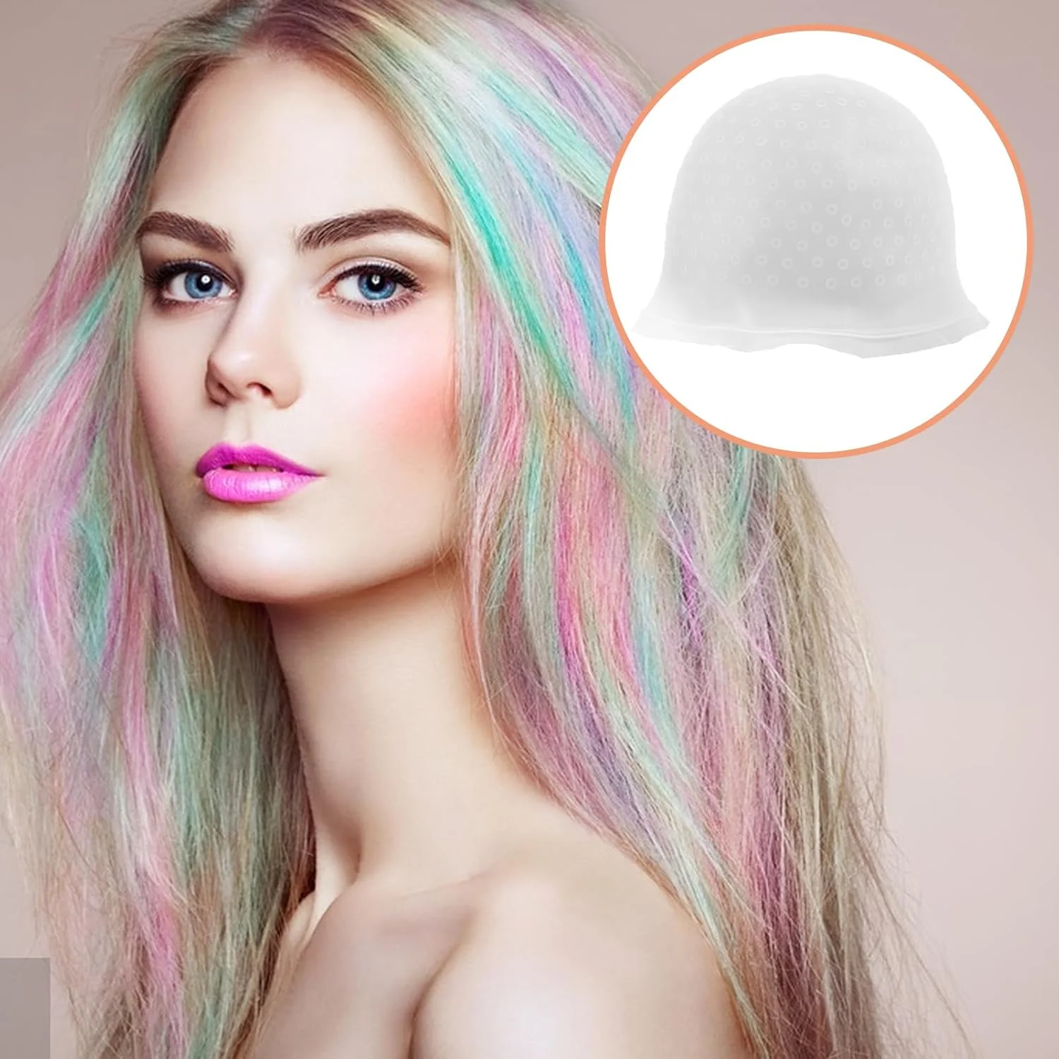 کلاه مش مو Tomtary، کلاه مش سیلیکونی با قلاب، کلاه های مش حرفه ای قابل استفاده مجدد و کیت قلاب، ابزار رنگ آمیزی مو برای زنان و مردان کلاه مش مو Tomtary، کلاه مش سیلیکونی با قلاب، کلاه های مش حرفه ای قابل استفاده مجدد و کیت قلاب، ابزار رنگ آمیزی مو برای زنان و مردان