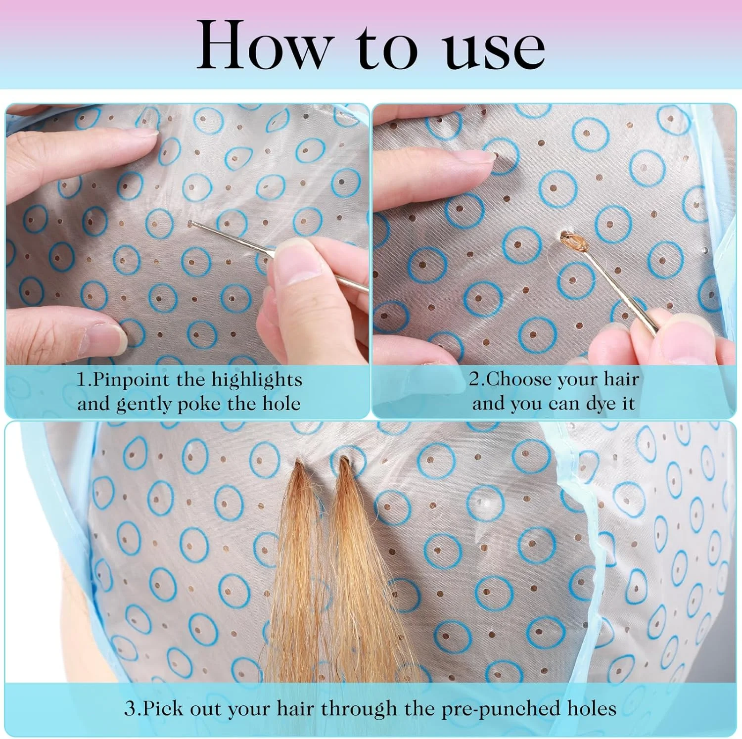 کلاه مش مو 3 عددی، کیت کلاه مش، کلاه مش با 3 قلاب فلزی و 2 شانه و برس رنگ مو برای رنگ کردن مو در سالن، آرایشگری و رنگ کردن مو به صورت شخصی، کلاه مش آبی کلاه مش مو 3 عددی، کیت کلاه مش، کلاه مش با 3 قلاب فلزی و 2 شانه و برس رنگ مو برای رنگ کردن مو در سالن، آرایشگری و رنگ کردن مو به صورت شخصی، کلاه مش آبی