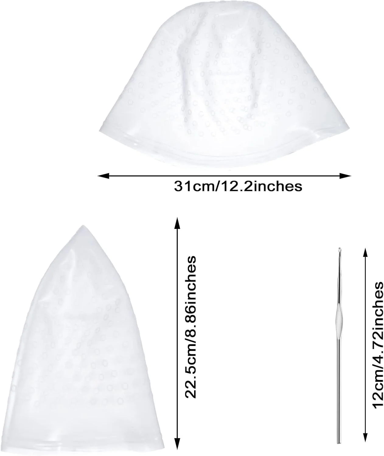 کلاه مش و رنگ مو FRIUSATE، 2 عدد کلاه سیلیکونی مش مو با قلاب، کیت رنگ مو شامل دستکش و برس، مناسب برای ابزار سالن، زنان و مردان کلاه مش و رنگ مو FRIUSATE، 2 عدد کلاه سیلیکونی مش مو با قلاب، کیت رنگ مو شامل دستکش و برس، مناسب برای ابزار سالن، زنان و مردان