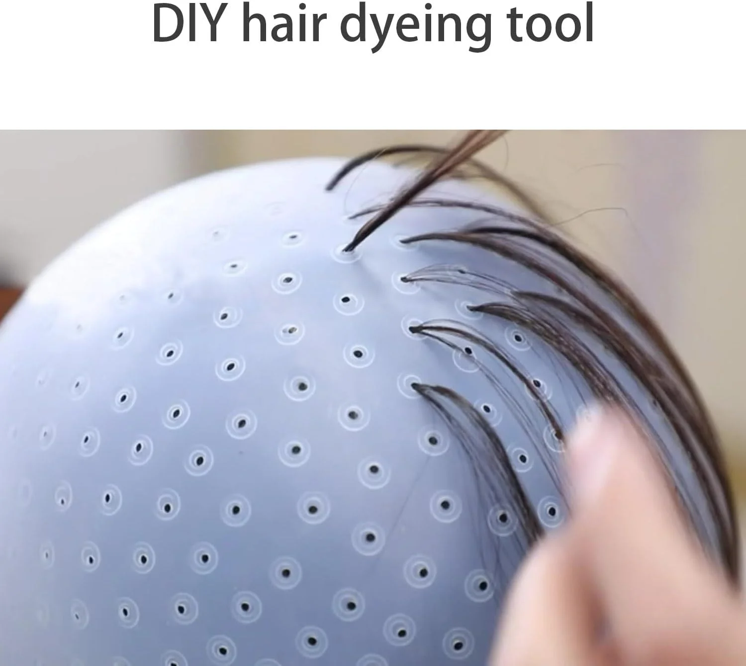 ست کلاه هایلایت سیلیکونی پانچ شده GELMAY با سوراخ و قلاب، ابزار رنگ آمیزی مو برای آرایشگاه، مناسب رنگ کردن موی خانم ها و آقایان، 8 عدد ست کلاه هایلایت سیلیکونی پانچ شده GELMAY با سوراخ و قلاب، ابزار رنگ آمیزی مو برای آرایشگاه، مناسب رنگ کردن موی خانم ها و آقایان، 8 عدد